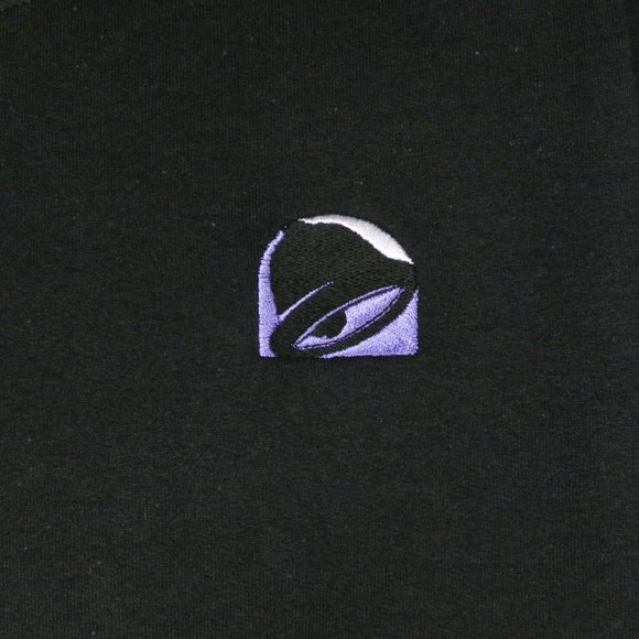 TACO BELL Black Sweatshirt Employee Uniform Shirt Size 2XL NWT - Picture 11 of 11
